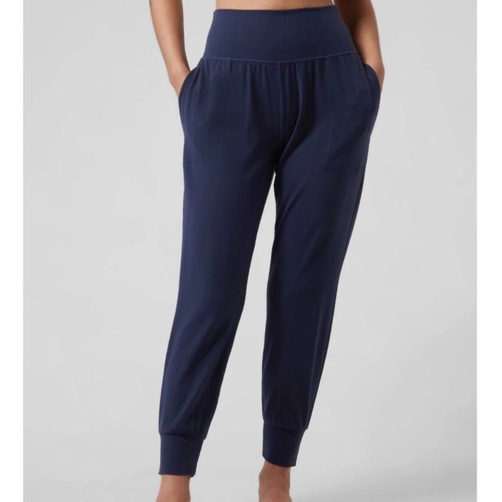 Athleta Navy Track Pants